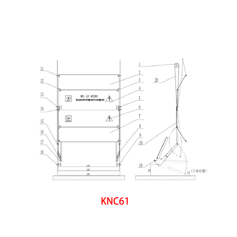 Electrical cabinet self-locking device